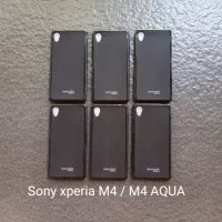 Case Sony Xperia M4 . M4 Aqua soft softcase softshell silikon
