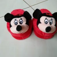 Sandal boneka sandal rumah sandal tidur mickey mouse premium SNI