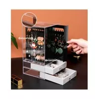 Jewelry Organizer Acrylic Box / Tempat Anting / Gelang / Kalung JA-25B