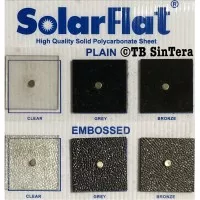 Atap Polycarbonate Impralon Solarflat Embossed Untuk Pagar / Atap