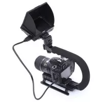 Camera Stabilizer Grip Video Handle C Shape for Camera DSLR Mirrorles