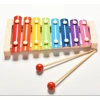 Xylophone anak kayu - Alat musik anak - Rainbow Xylophone