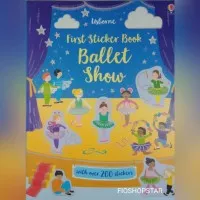Buku Edukasi Anak Impor USBORNE FIRST STICKER BOOK BALLET SHOW