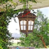 Lampu gantung classic outdoor dekorasi teras tipe 1206 H/L