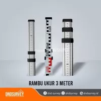 Rambu Ukur 3 meter/Total station nikon topcon sokkia/gps rtk