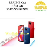 HP REALME C12 3/32 GB - RILMI C 12 RAM 3GB ROM 32GB GRS RESMI REALMI