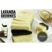 brownies durian lavanda brownies