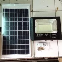 Lampu sorot 300 watt solar panel 300w lampu sorot solar panel