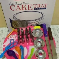 paket dekorasi kue ulang tahun kue tart paket dekor kue meja putar spu
