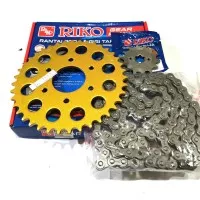 Gearset girset chainkit gear gir set rantai bajaj pulsar 200ns 200 ns