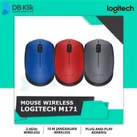 Mouse Wireless Logitech M171 - Merah