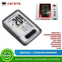 Cateye Velo 7 CC-VL520 Wired Speedometer Odometer Trip Sepeda CC VL520