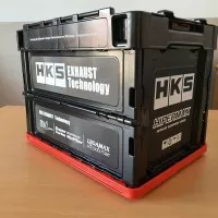 HKS Folding Container Box - Black White