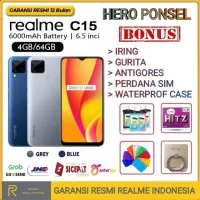 REALME C15 RAM 4/64 GB GARANSI RESMI REALME INDONESIA
