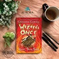 JUAL NOVEL THE WIZARD OF ONCE KNOCK THREE TIMES - CRESSIDA COWELL