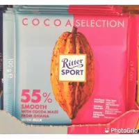Cocoa Selection 55%Ritter Sport Smooth Cocoa-Chocolate Import