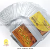 PLASTIK CARD HOLDER/PLASTIK DOMPET KARTU/PLASTIK TEMPAT BUKU KARTU