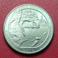 koin Quarter USA Amerika serikat 25 commemorative 2018 apostle islands