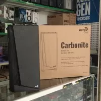Casing PC AEROCOOL CARBONITE - ATX TG 1X 12CM Fan RGB no PSU