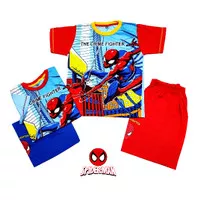 CRIME FIGHTER Baju tidur /Rumah Anak/Piyama Co Celana Pendek