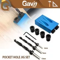 Pocket Hole Jig Set Woodworking Tukang - Paket Packet hole - Wood Join