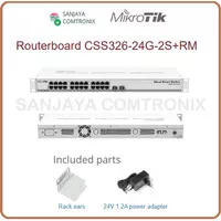 Mikrotik Routerboard CSS326-24G-2S+RM 24 port Gigabit + 2 SFP+ 10Gb
