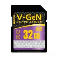 SDHC SD Card Turbo Series V-GeN 32GB Memori Card Kamera Full HD Video
