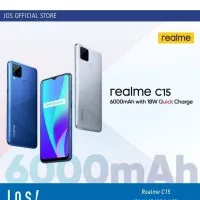 Realme C15 Ram 4 Rom 64 GB Smartphone 4/64 GB Garansi Resmi Realmi