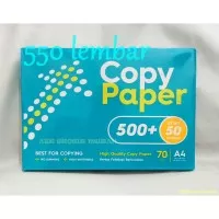 Copy Paper A4 n F4 70 gram / Kertas Print / Kertas Fotokopi [ 1 RIM ] - A4