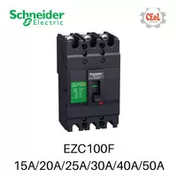 MCCB Easypact EZC100F 3phase 15/20/25/30/40/50A Schneider Electric