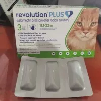 Revolution Cat plus 11.1-22(5-10kg) Obat kutu Kucing 1 tube