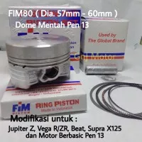 Piston kit FIM New Jupiter Z, Vega ZR, Karisma, Supra X 125 - FIM80