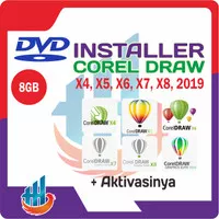 DVD Installer Corel Draw Lengkap X4, X5, X6, X7, X8, Corel Draw 2019