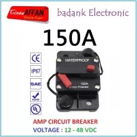 [150A] Thermal Circuit Breaker DC 12-48V 150A Solar Panel Surya Aki