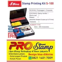 Stempel Shiny Printing Kit S-200(Set) / Stempel Bongkar Pasang