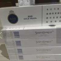 Rokok import 555 Gold White Pearl State Express import ( China )