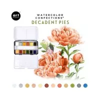 Art Philosophy - Watercolor Confections Decadent Pies