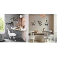 Wall Sticker Coffee Quotes Stiker Dinding Kopi 02