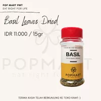 Basil Leaves Dried 15 gram / Daun Basil Kering 15 gram