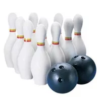 Mainan Edukasi anak Bola Bowling Set Medium Size isi 10 pin dan 2 bola