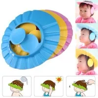 Topi Keramas Anak+Tutup Telinga bayi dan anak/Topi pelindung air bayi