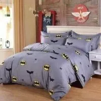 kain bahan sprei meteran katun Esra motif batman