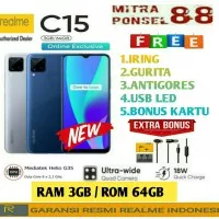Realme C15 Ram 3/64GB Garansi Resmi Realme Indonesia