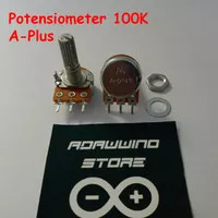 Potensio A-Plus 100k Ohm Potensiometer B100K Variable Resistor 100KOhm