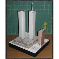 DIY PaperCraft Diorama Gedung World Trade Center