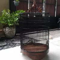 sangkar murai batu, sangkar burung murai, sangkar kayu jati