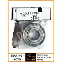 Bearing motor 6202 ZZ CM KOYO/ NTN 100% ASLI ORI Laher/ Lahar 6202ZZCM