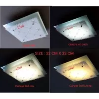 Lampu hias plafon minimalis LED 3 warna (32 cm)/ceiling lamp 017