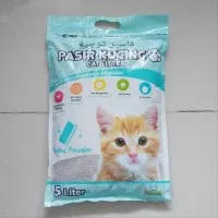 Bentonite Cat Litter Pasir Kucing Kawan Babby Powder 5 Litter