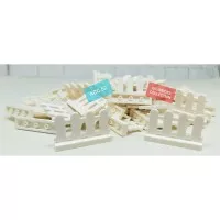 Lego Part Original Acc.52 White fence 1 x 4 x 2 Paled (Picket)